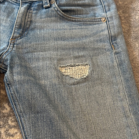 RAG & bones Distressed Blue Women's Jeans Size 25 - Picture 5 of 14